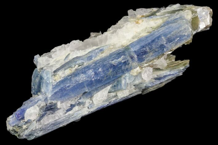 Vibrant Blue Kyanite Crystal In Quartz - Brazil #80381